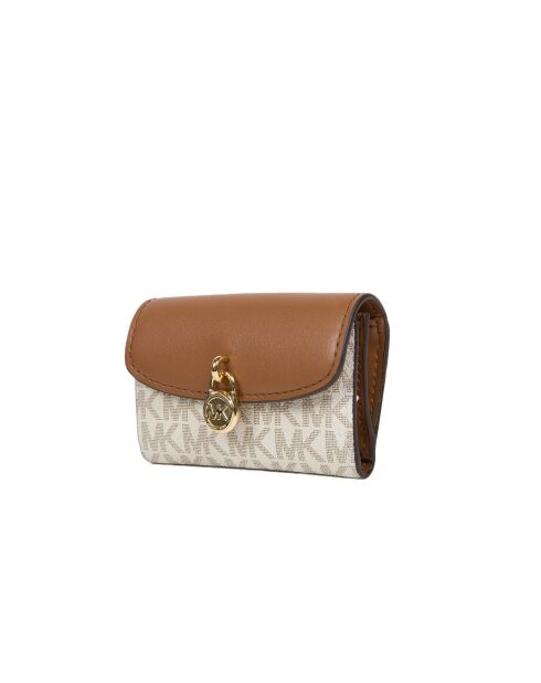 Portafoglio Lyra extra piccolo vaniglia/marrone -12x8x4 cm