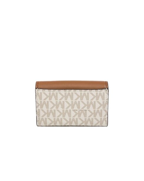 Portafoglio Lyra extra piccolo vaniglia/marrone -12x8x4 cm