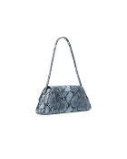 Ludlow Chambray Mittelgroße Schultertasche aus Leder-30x14x8 cm