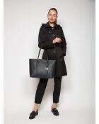 Bolsa grande de piel negra Jet Set Travel, 43 x 29 x 16 cm