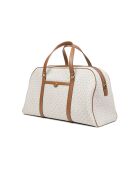 Extra große Reisetasche für das Wochenende in Vanillefarben, 48 x 29 x 21,5 cm