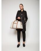 Extra große Reisetasche für das Wochenende in Vanillefarben, 48 x 29 x 21,5 cm