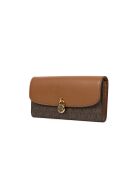 Hamilton Braune Ledergeldbörse - 19x10x3 cm