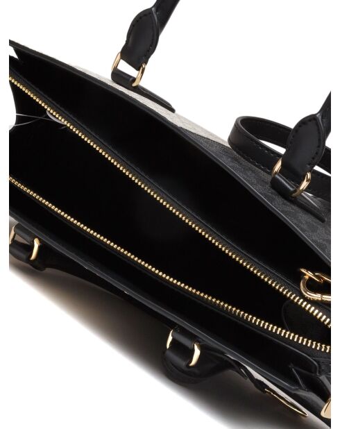 Sac à main Sheila moyenne Noir/Crème -29x21x9 cm