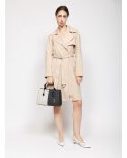 Borsa Sheila Medium Nero/Crema -29x21x9 cm