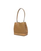 Pratt mittelgroße Schultertasche mit Erdnuss-28x23x12 cm