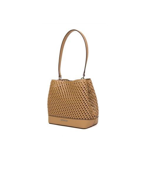 Pratt mittelgroße Schultertasche mit Erdnuss-28x23x12 cm