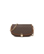 Sac bandoulière convertible Mila petit modèle Brun-22x12x5 cm