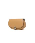 Umhängetasche Mila aus Leder, kleines Erdnussmodell, 22x14x6 cm