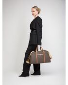 Borsa da viaggio extra large per il weekend marrone-48x29x21,5 cm