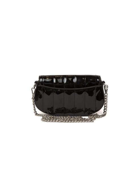 Sac bandoulière convertible Mila petit modèle Noir-22x14x6 cm