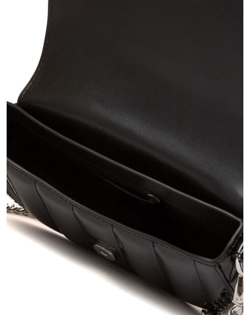 Sac bandoulière convertible Mila petit modèle Noir-22x14x6 cm