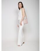 Bolso de hombro Jet Set Travel Small North South en polvo, 21 x 21 x 7 cm