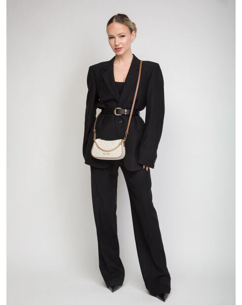 Carmela Kleine Schultertasche Pouchette Vanille-20x12x6 cm