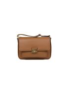 Bradshaw Mittelbraune Umhängetasche aus Leder, 24 x 16 x 8 cm