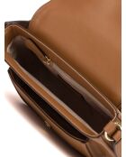 Bradshaw Mittelbraune Umhängetasche aus Leder, 24 x 16 x 8 cm