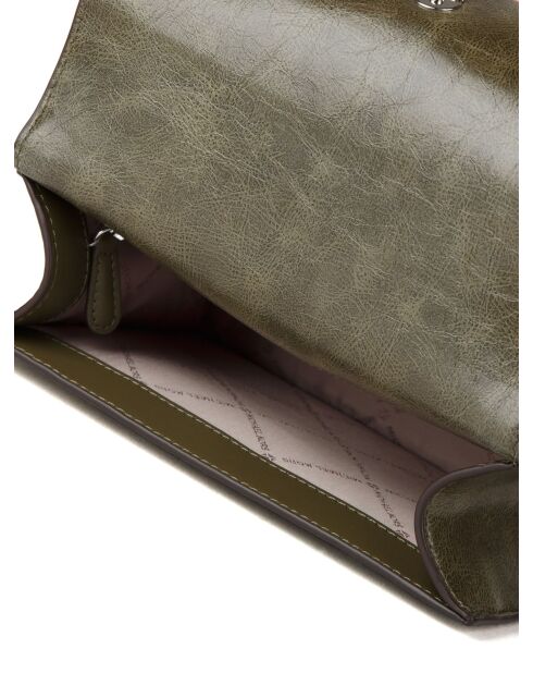 Bandolera Greenwich olivo -20x15x8 cm