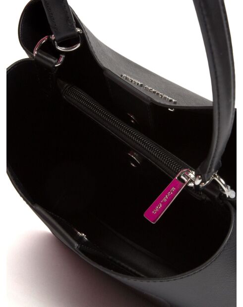 Bandolera mediana negra Pratt-28x22x14 cm