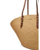 Bolsa Isa Large Fan Natural, 62 x 28 x 16 cm