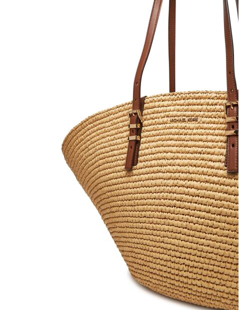 Isa grote ventilator natuurlijke draagtas-62x28x16 cm