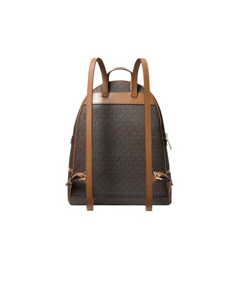 Zaino Rhea con cerniera grande, marrone, 30 x 36 x 14 cm