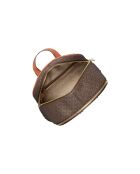 Zaino Rhea con cerniera grande, marrone, 30 x 36 x 14 cm