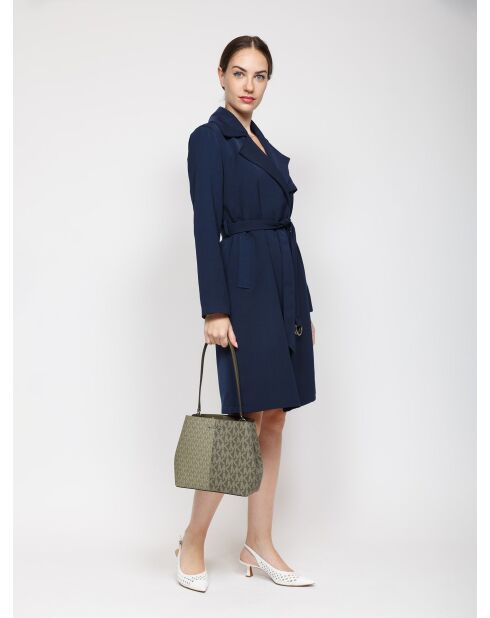 Bandolera tipo cubo mediana oliva-28x22x11 cm