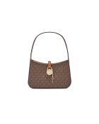 Lyra Schultertasche klein braun-23,5x20x10 cm