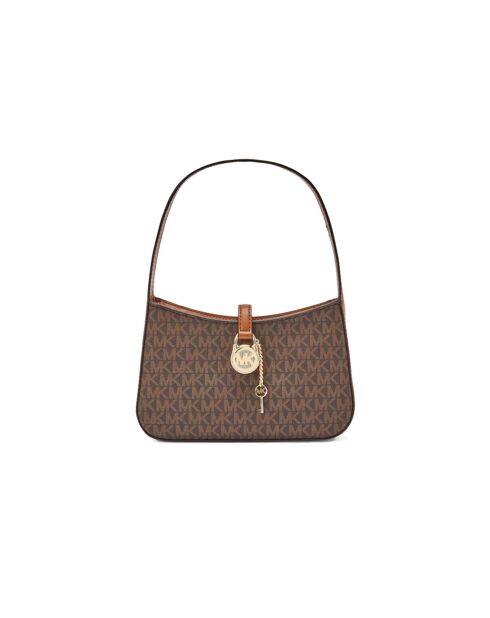 Bandolera Lyra pequeña marrón-23,5x20x10 cm