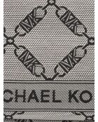 Sac à main Gigi extra petit Empire Logo Jacquard Naturel/Noir-17x20.5x7.5 cm