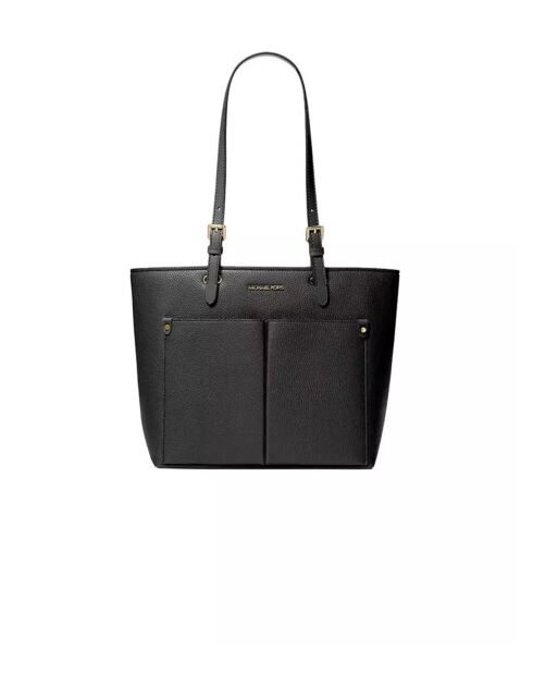 Bolsa Jet Set Travel mediana negra con doble bolsillo, 37 x 26 x 17 cm