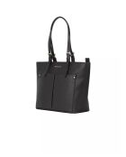 Bolsa Jet Set Travel mediana negra con doble bolsillo, 37 x 26 x 17 cm