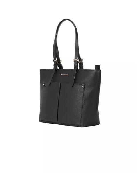 Bolsa Jet Set Travel mediana negra con doble bolsillo, 37 x 26 x 17 cm
