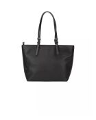 Bolsa Jet Set Travel mediana negra con doble bolsillo, 37 x 26 x 17 cm