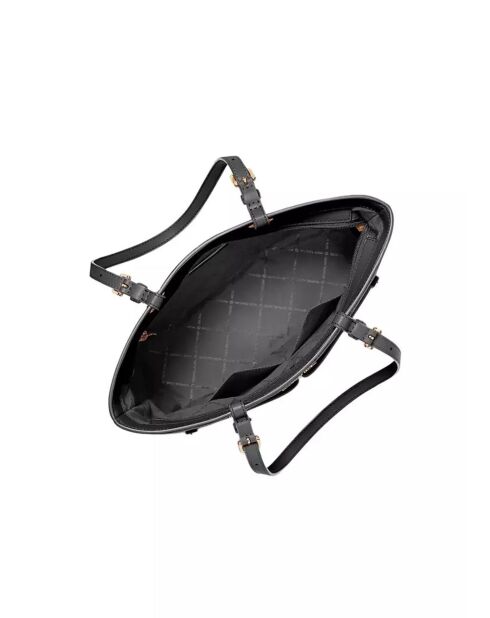 Bolsa Jet Set Travel mediana negra con doble bolsillo, 37 x 26 x 17 cm