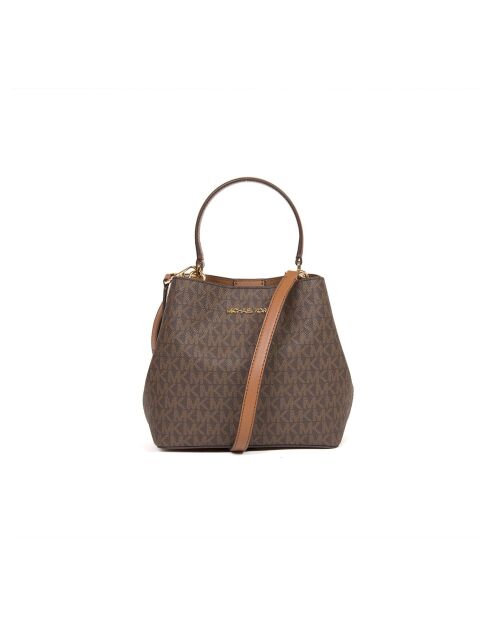 Borsa Pratt piccolo secchiello marrone-17x18x10 cm