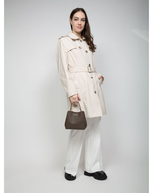 Borsa Pratt piccolo secchiello marrone-17x18x10 cm