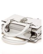 Borsa Hamilton Small Bianco ottico-25x20x12 cm