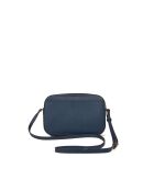 Jet Set Travel Große East West Marine Schultertasche aus Leder, 24 x 16,5 x 5 cm