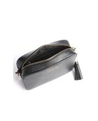 Mittelgroße Schultertasche Jet Set aus Leder, 21 x 14 x 6 cm, Schwarz