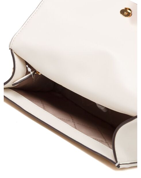 Greenwich schoudertas met kleine klep Creme -20x18x8 cm