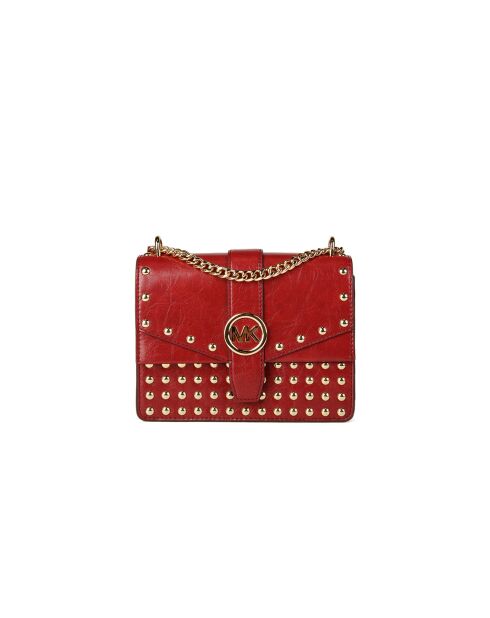 Sac bandoulière Greenwich petit rabat Cerise-20.3x15.2x7.6 cm