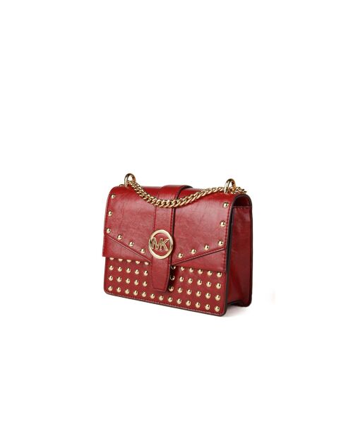 Sac bandoulière Greenwich petit rabat Cerise-20.3x15.2x7.6 cm