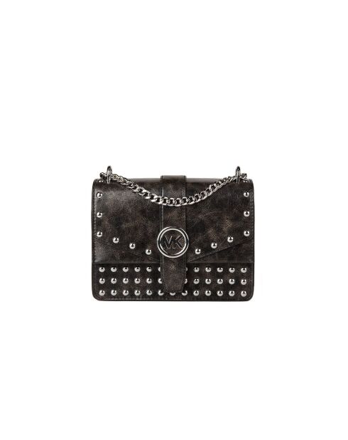 Greenwich schoudertas zwart-20x15x8 cm