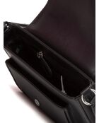 Bradshaw Mittelgroße Umhängetasche aus Leder, 23,5 x 6,4 x 5,7 cm, Schwarz