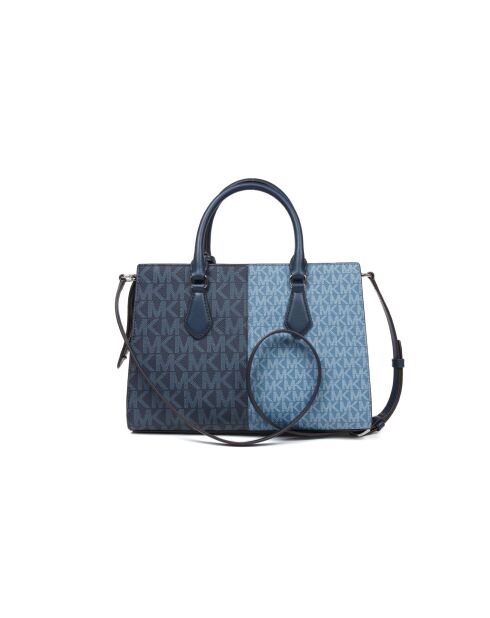 Sheila middelgrote blauwe handtas -29x21x9 cm