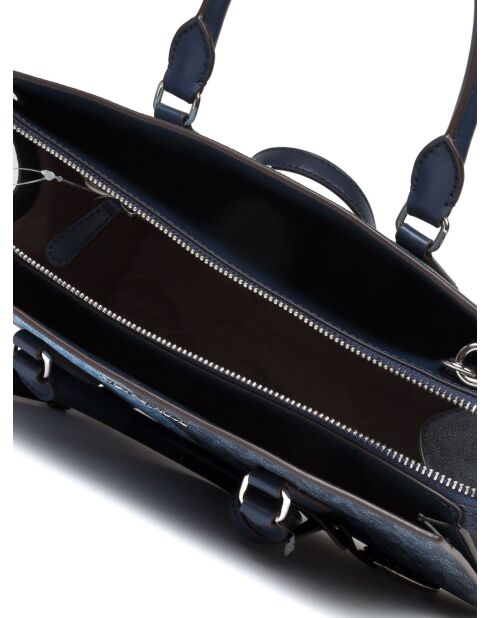 Sheila middelgrote blauwe handtas -29x21x9 cm