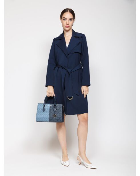 Sheila middelgrote blauwe handtas -29x21x9 cm