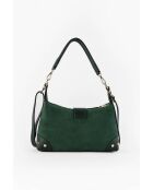 Kane Green Schultertasche aus Samt, 26 x 17 x 7 cm