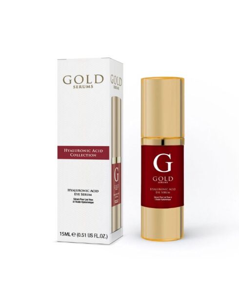Oogserums met goud en hyaluronzuur - 15 ml en 200 ml